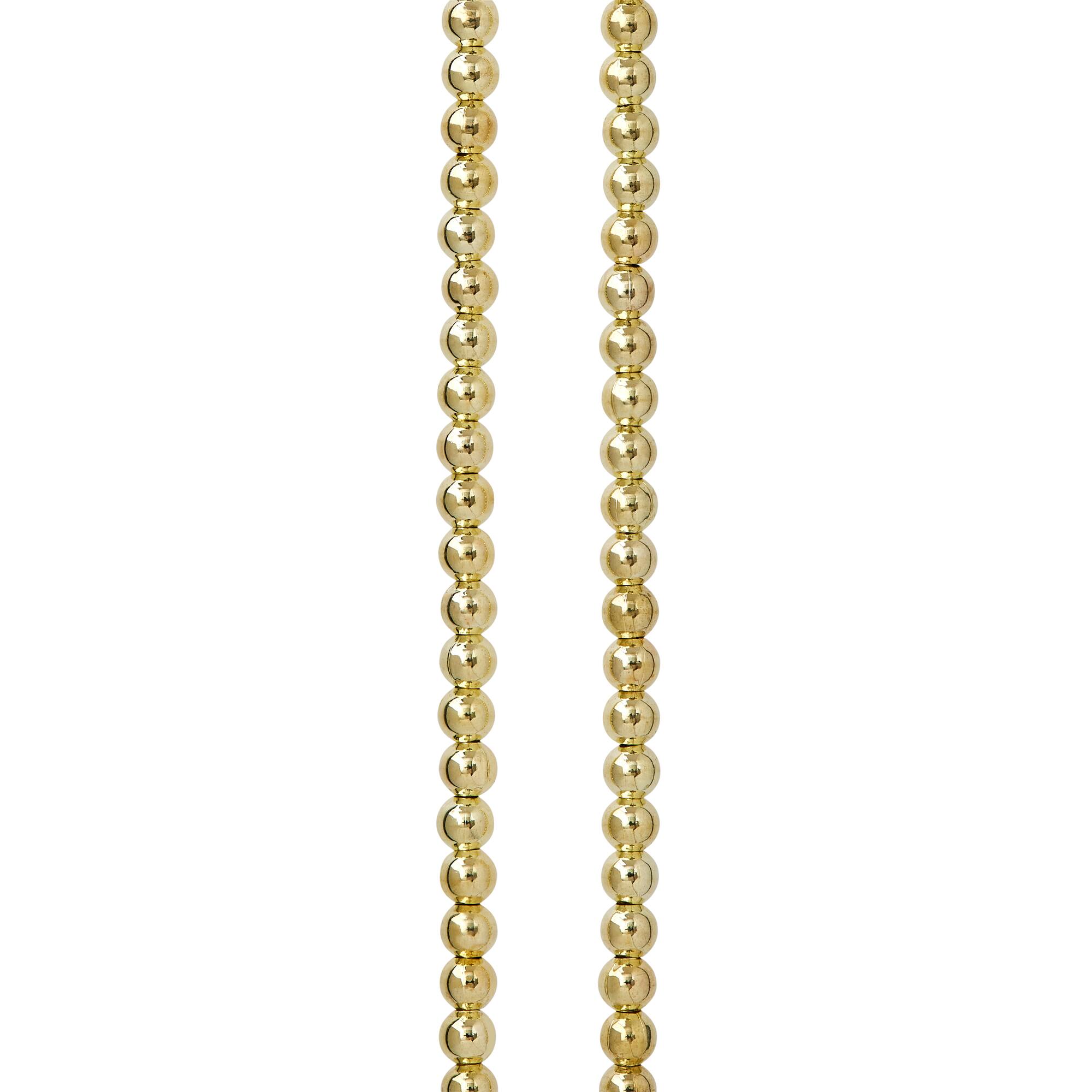 Metallic Gold Round Beads, 4mm by Bead Landing™